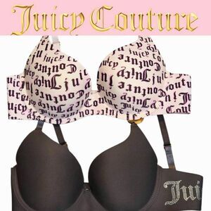 Juicy Couture 2-PK Rhinestone/Juicy Logo Push-Up Bra